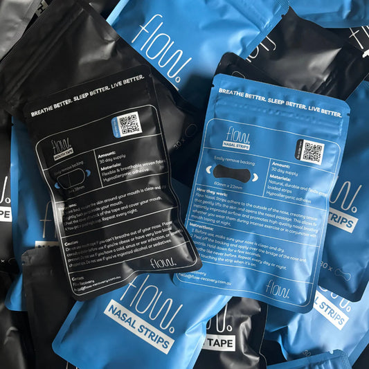 Flow Mouth Tape & Nasal Strips Combo
