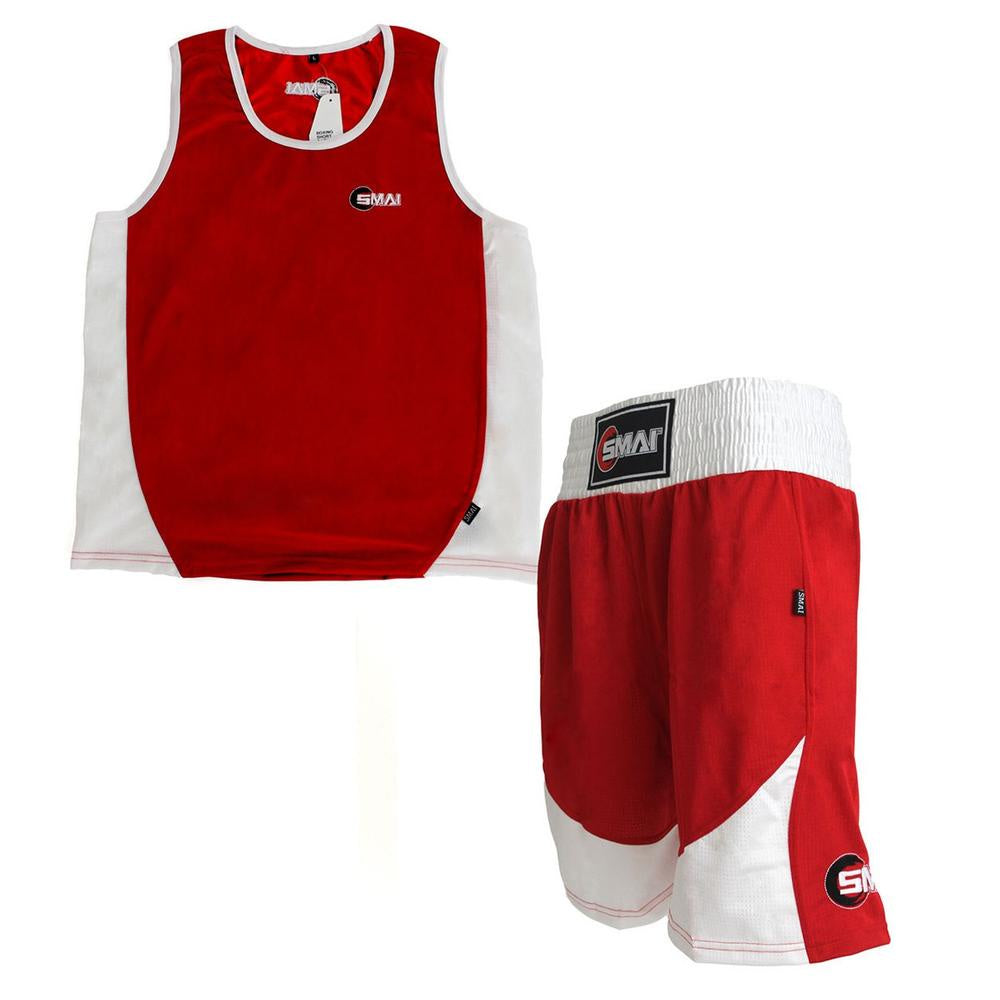 SMAI Elite Amateur Boxing Set - Red