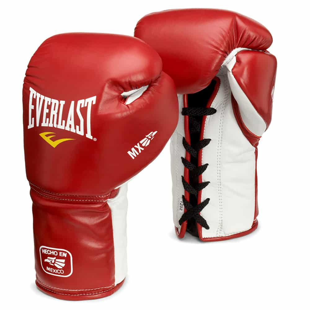 Everlast MX Lace Up Training Boxing Gloves KO SPORTS EQUIPMENT