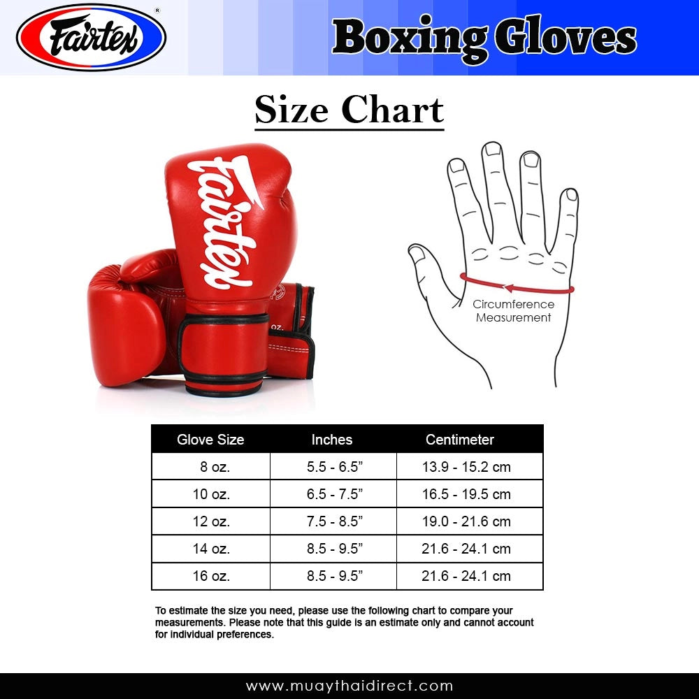 Fairtex BGV1 "Tight Fit" Boxing Gloves