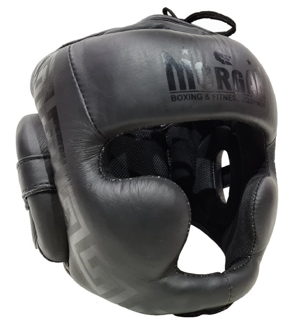 Morgan B2 Bomber Full Face Leather Head Guard