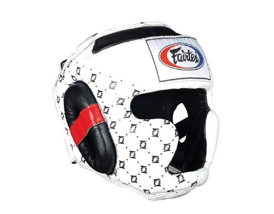 Fairtex HG10 Super Sparring Head Gear-White