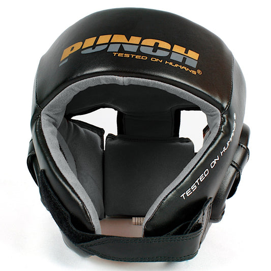 Punch Urban Open Face Headguard- Black