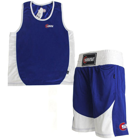 SMAI Elite Amateur Boxing Set - Blue