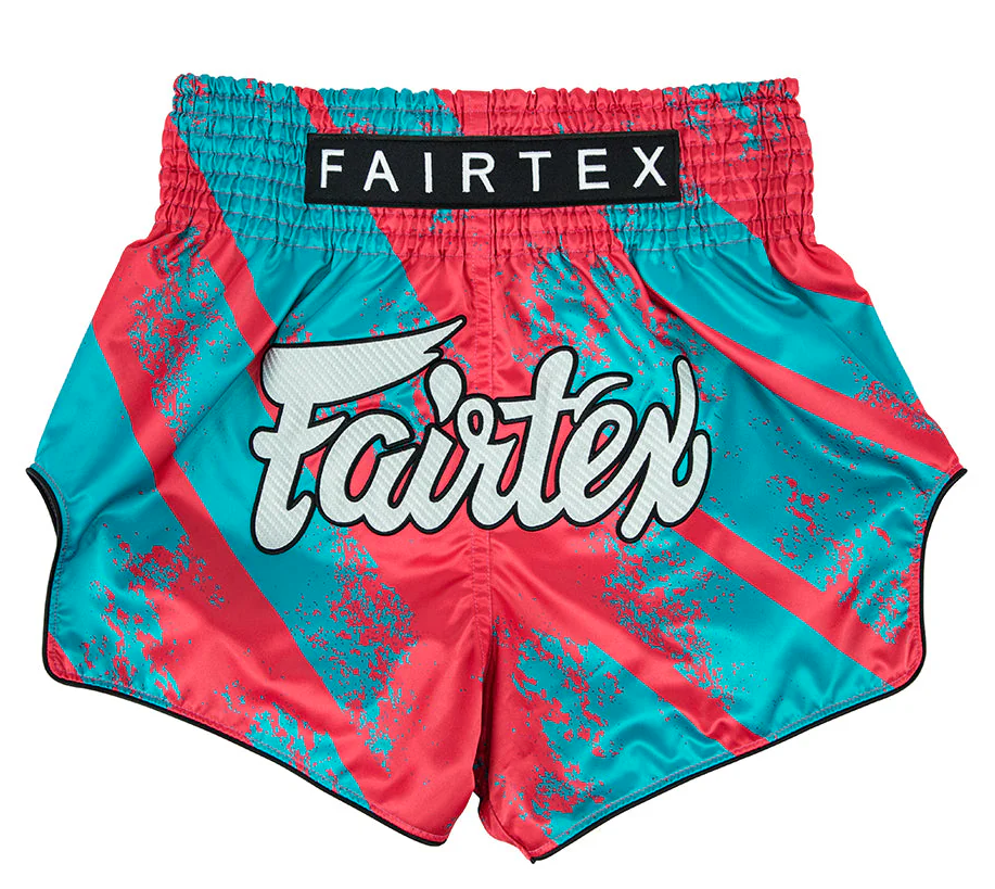 FAIRTEX - Street King Muay Thai Shorts - Pink/Blue