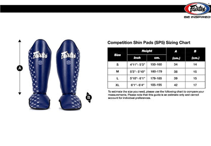 Fairtex Competition Shin Guards (SP5)
