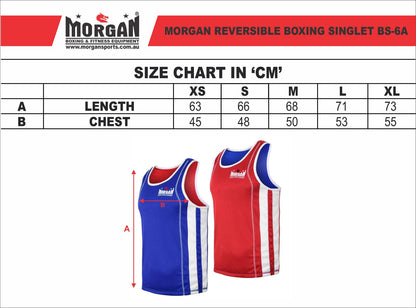 Morgan Reversible Amateur Boxing Singlet