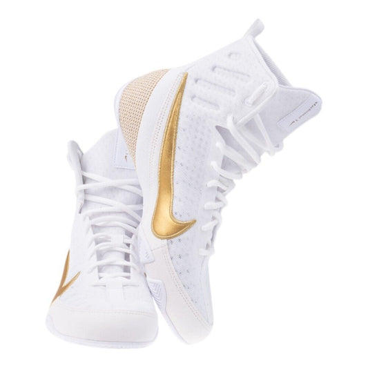Nike Machomai 3 Boxing Boots White/Gold