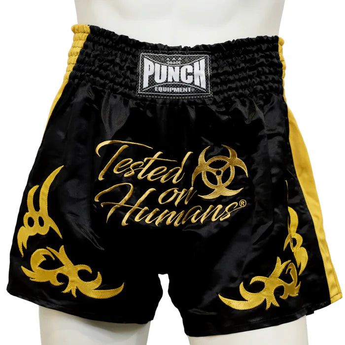 Punch Tested on Humans Muay Thai Shorts