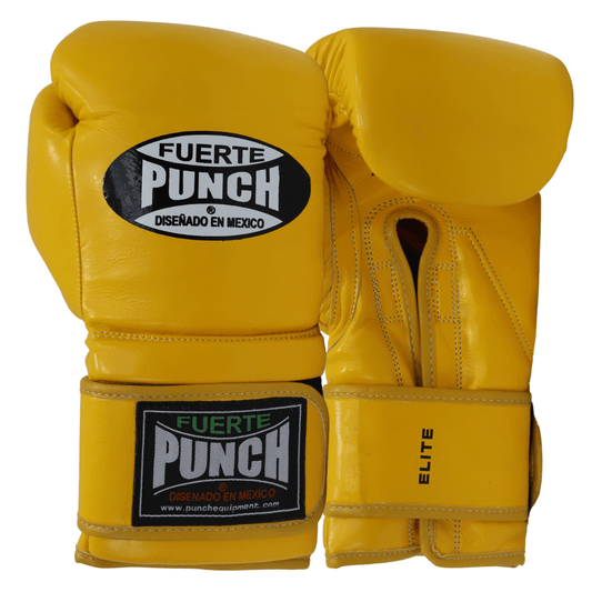 Punch Mexican Fuerte Elite Boxing Glove - Yellow