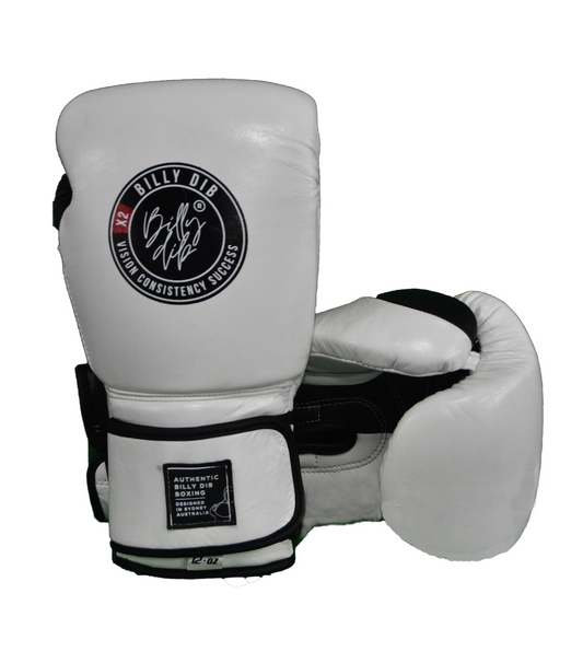Billy Dib Boxing Gloves - White